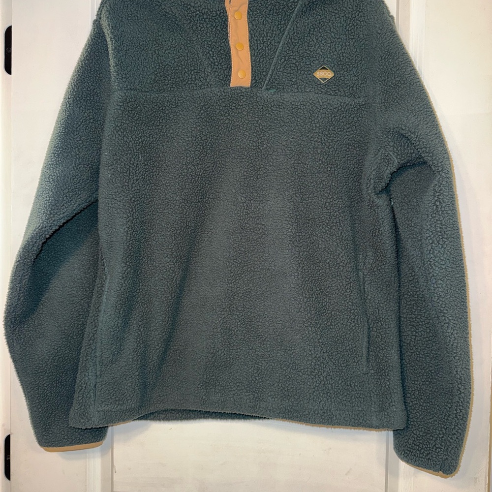 Men's Hanover Green Fleece Sweater